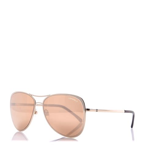 ch4223 chanel sunglasses|CHANEL 18K Pilot Summer Sunglasses 4223 Gold.